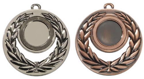 E 151 Medaille Zilver-Brons compleet LAATSTE 2 OP=OP!!